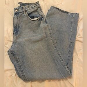 H&M Wide Leg Blue Jeans